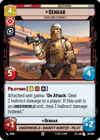 Dengar, Crude and Slovenly