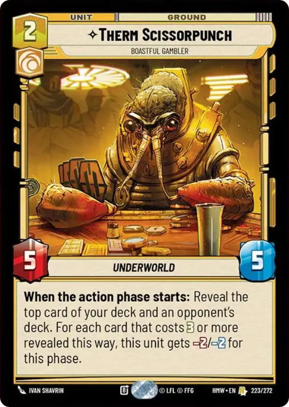 Therm Scissorpunch, Boastful Gambler