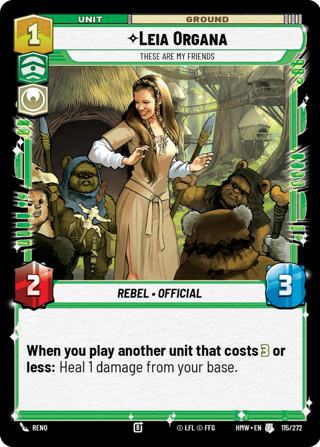 Leia Organa, These Are My Friends