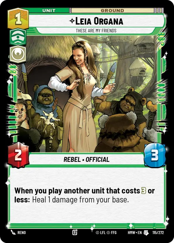 Leia Organa, These Are My Friends