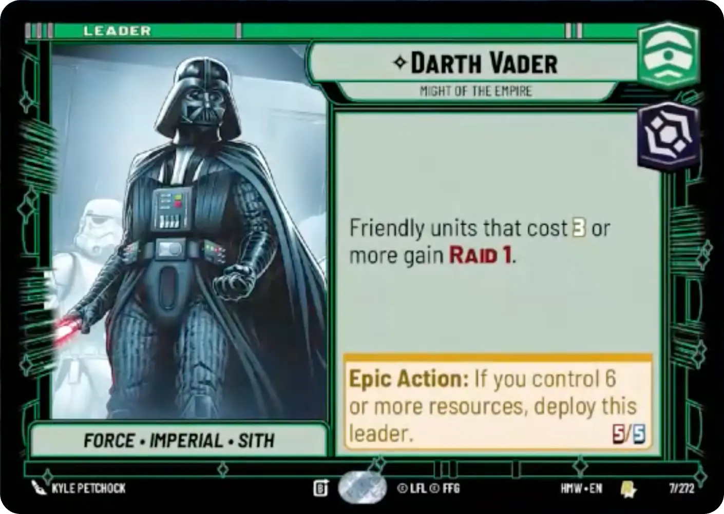 Darth Vader, Might Of The Empire
