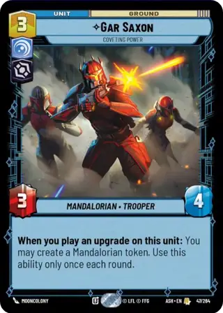 Gar Saxon, Coveting Power