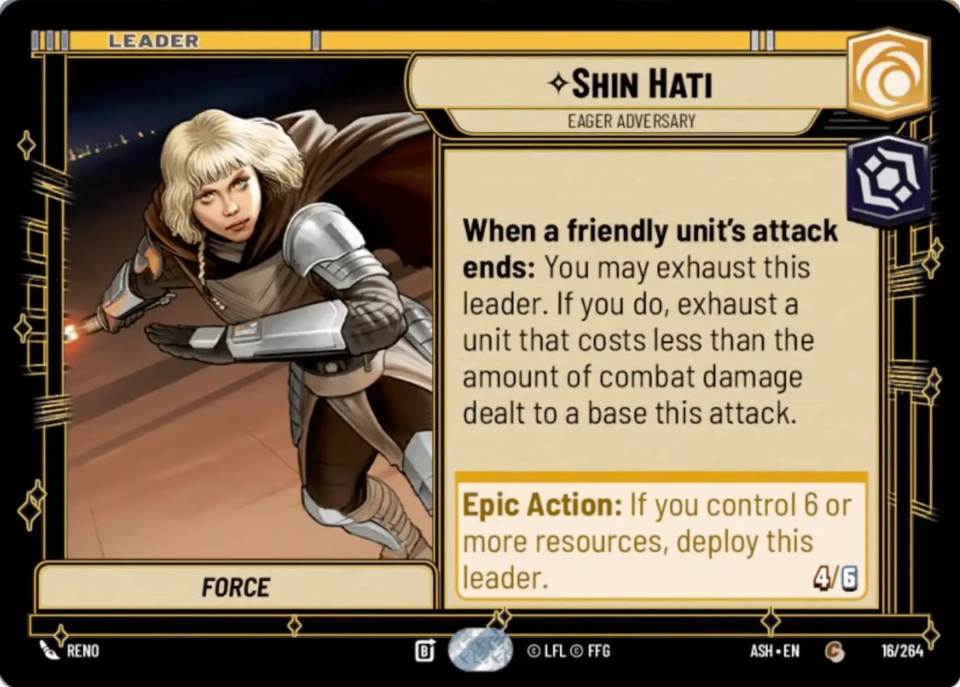 Shin Hati, Eager Adversary