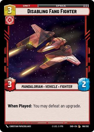 Disabling Fang Fighter SHD