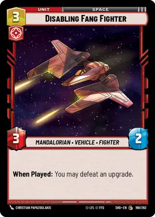 Disabling Fang Fighter