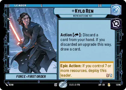 Kylo Ren, We're not done yet