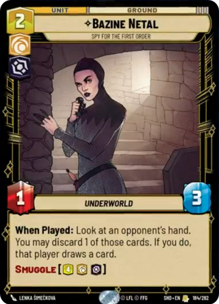 Bazine Netal, Spy For The First Order