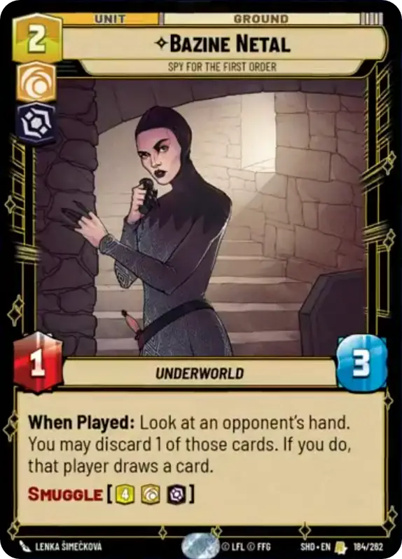 Bazine Netal, Spy for the First Order