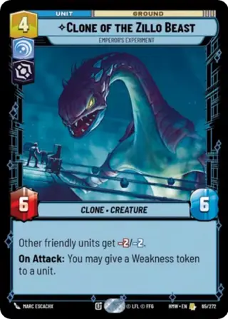 Clone Of The Zillo Beast, Emperor's Experiment