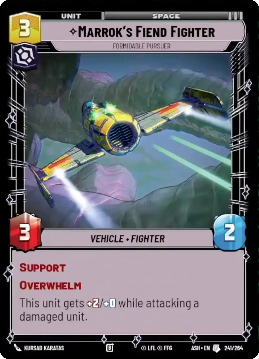Marrok's Fiend Fighter, Formidable Pursuer