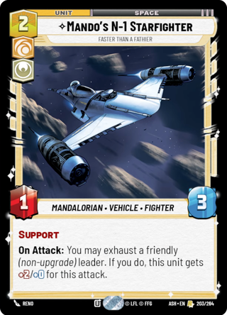 Mando's N-1 Starfighter, Faster Than A Fathier