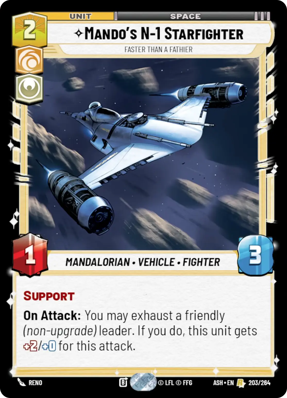 Mando's N-1 Starfighter, Faster Than A Fathier