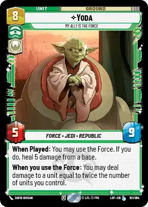 Yoda, My Ally is the Force