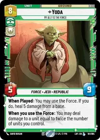 Yoda, My Ally is the Force