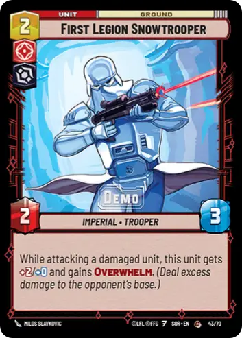 First Legion Snowtrooper