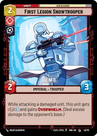 First Legion Snowtrooper