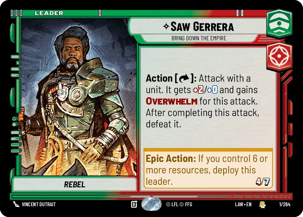 Saw Gerrera, Bring down the Empire
