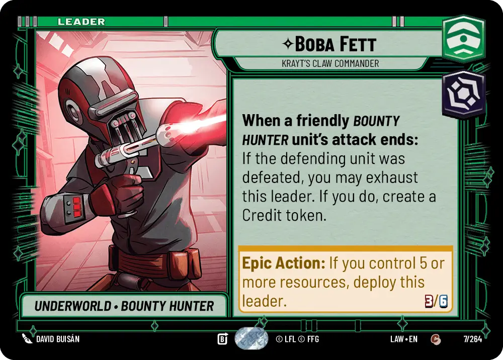 Boba Fett, Krayt's Claw Commander
