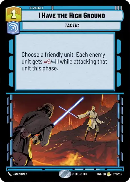 I have the High Ground
