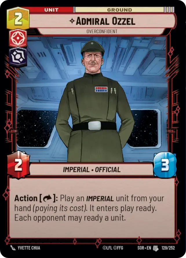 Admiral Ozzel, Overconfident