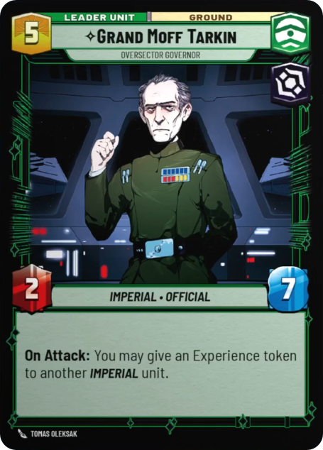 Grand Moff Tarkin, Oversector Governor