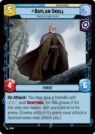 Baylan Skoll, Power Beyond Dream