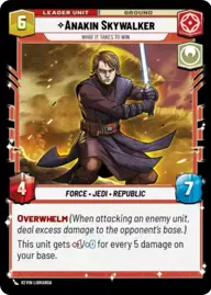 Anakin Skywalker, What it takes to win