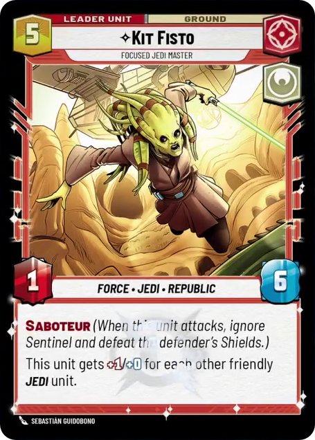 Kit Fisto, Focused Jedi Master