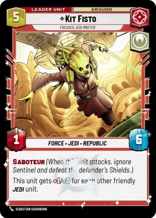 Kit Fisto, Focused Jedi Master