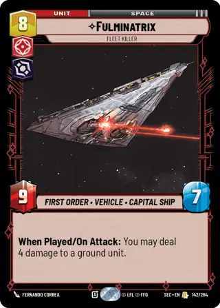 Fulminatrix, Fleet Killer