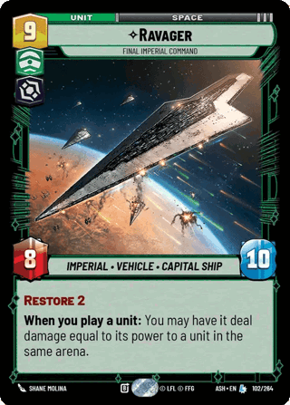 Ravager, Final Imperial Command