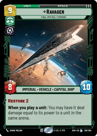 Ravager, Final Imperial Command