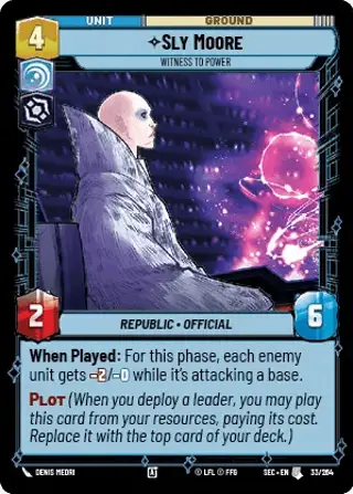 Sly Moore, Witness To Power