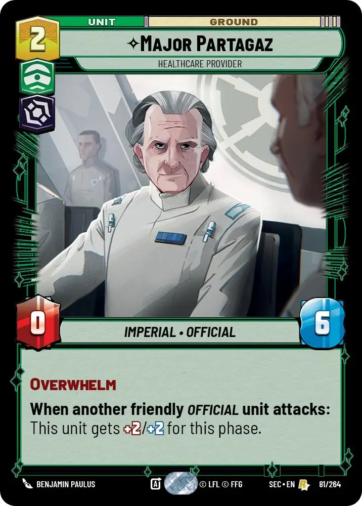 Major Partagaz, Healthcare Provider