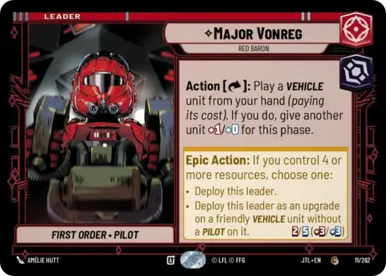 Major Vonreg, Red Baron