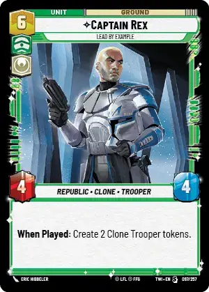 Captain Rex, Lead by Example