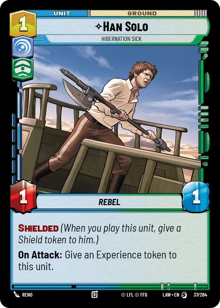 Han Solo, Hibernation Sick