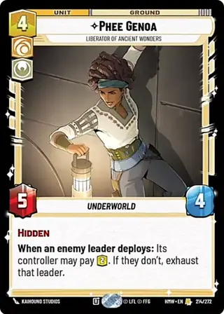 Phee Genoa, Liberator Of Ancient Wonders