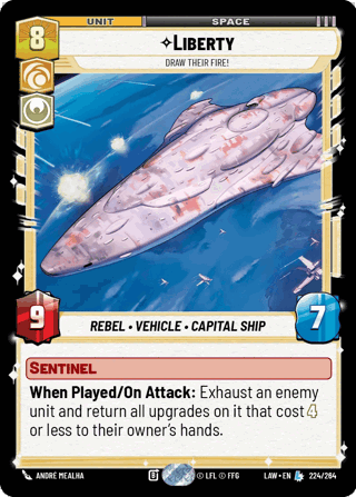 Liberty, Draw Their Fire!