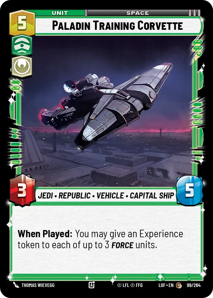 Paladin Training Corvette