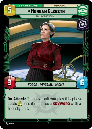 Morgan Elsbeth, Following The Call Unit