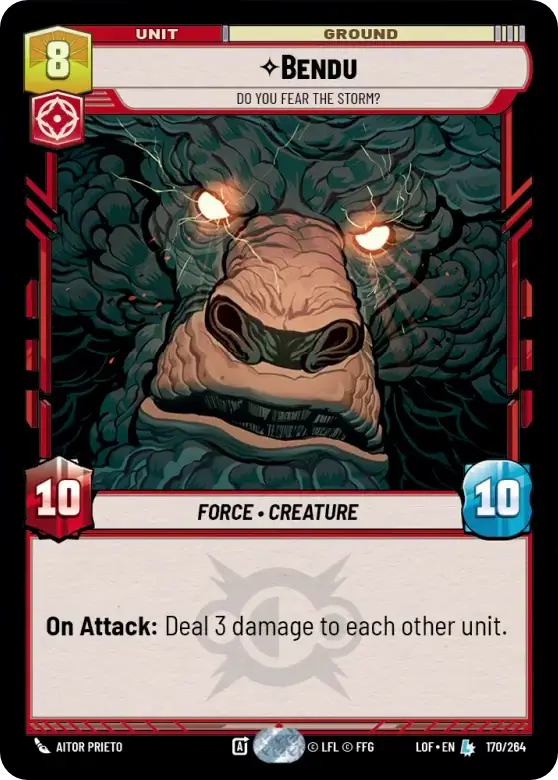 Bendu, Do you fear the storm?