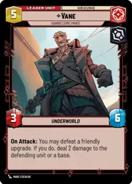 Vane, Quarrelsome Pirate