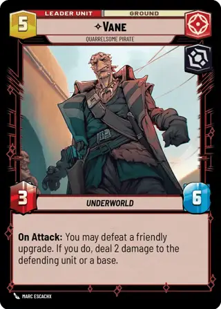 Vane, Quarrelsome Pirate