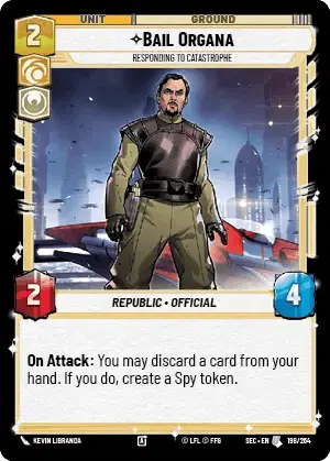 Bail Organa, Responding To Catastrophe