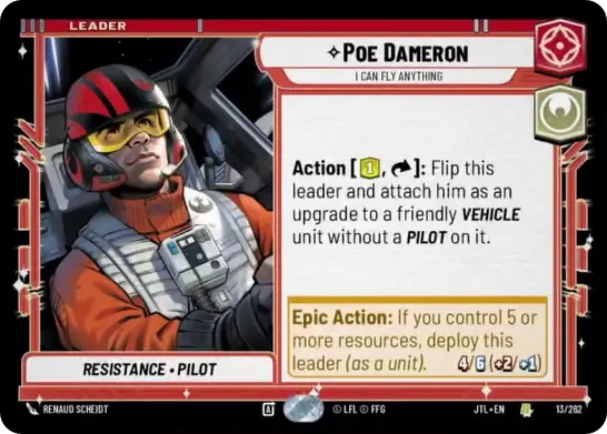 Poe Dameron, I can fly anything