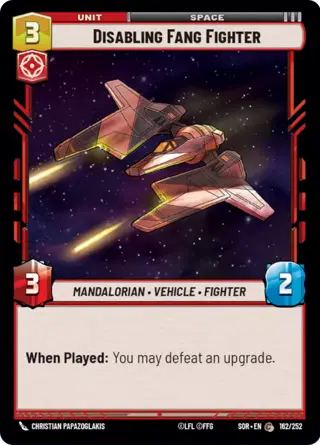 Disabling Fang Fighter