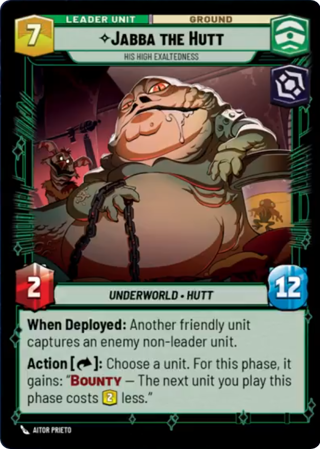 Jabba The Hutt, His High Exaltedness Unit