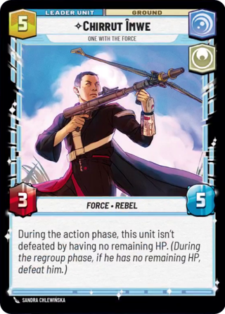 Chirrut Îmwe One With The Force Leader Unit