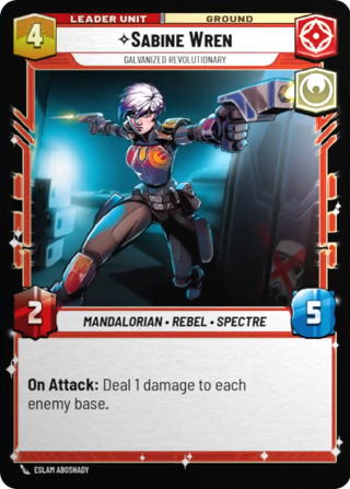Sabine Wren Galvanized Revolutionary Leader